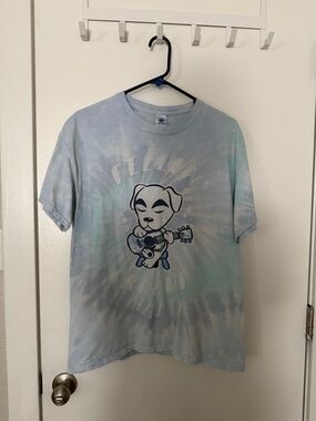 Animal Crossing KK Slider Tie-Dye Graphic Tee “feelin groovy”
